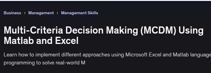 Pictures · Multi-Criteria Decision Making (MCDM) Using Matlab and Excel 2023-9