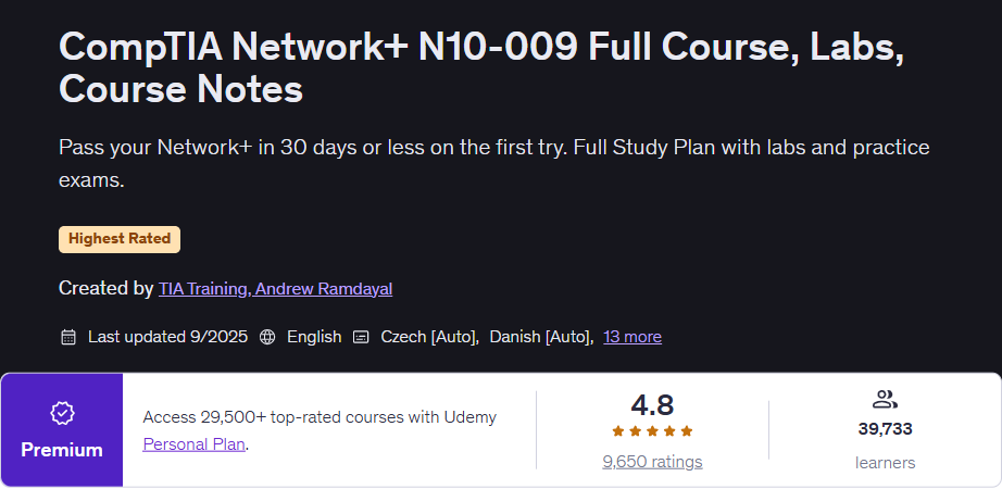 تصاویر · CompTIA نیٹ ورک + N10-009 مکمل کورس، لیب، کورس نوٹس 2025-9