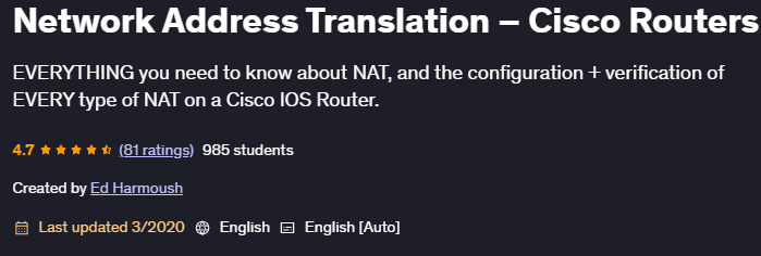 Изображения · Перевод сетевых адресов – Cisco Routers 2020-3