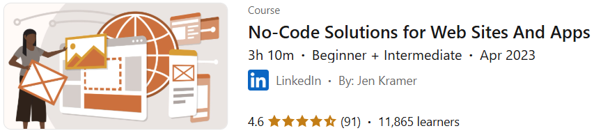 Pictures · LinkedIn — No-Code Solutions for Web Sites And Apps 2023-4