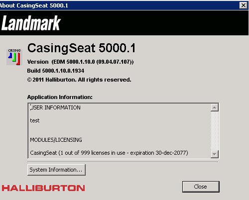 Pictures · Halliburton Landmark Engineer’s Desktop (EDT) v17.1.100 build 5000.17.0