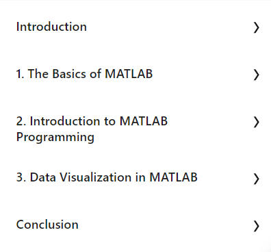 Course topics · Learning MATLAB 2023-10