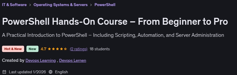 Bilder · PowerShell Hands-On Course – von Beginner bis Pro 2026-1