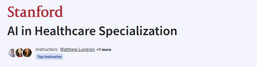 Pictures · Coursera — AI in Healthcare Specialization 2023-7
