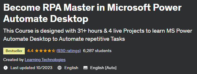Pictures · Udemy — Become RPA Master in Microsoft Power Automate Desktop 2022-9