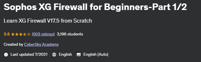 Pictures · Sophos XG Firewall for Beginners-Part 1/2 2021-7