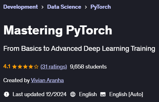 Pictures · Udemy — Mastering PyTorch 2024-11