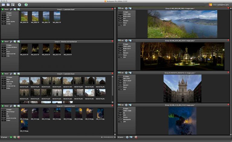 Pictures · Autopano Pro / Giga 4.4.2 Win / 4.4.1 macoS