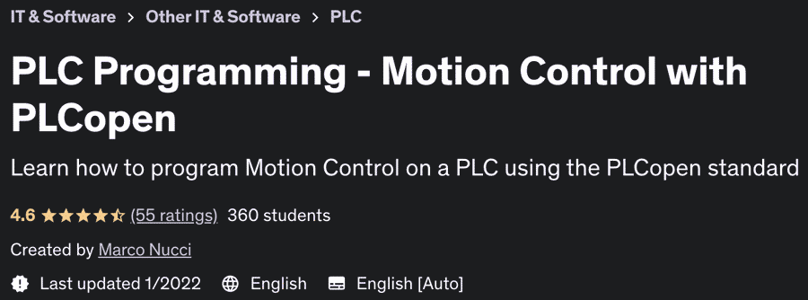 Pictures · Udemy — PLC Programming – Motion Control with PLCopen 2022-1