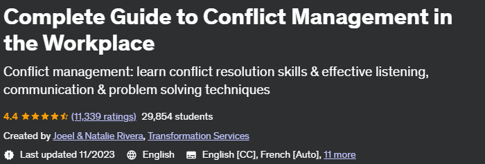 Pictures · Udemy — Complete Guide to Conflict Management in the Workplace 2020-03