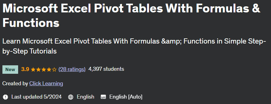 Pictures · Udemy — Microsoft Excel Pivot Tables With Formulas & Functions 2024-5