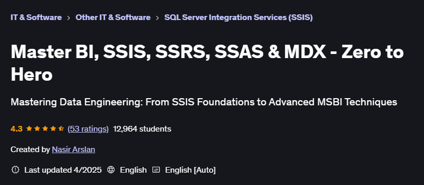 Pictures · Udemy — Master BI, SSIS, SSRS, SSAS & MDX – Zero to Hero 2024-3
