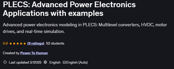 Bilder · PLECS: Advanced Power Electronics Anwendungen mit Beispielen 2025-3