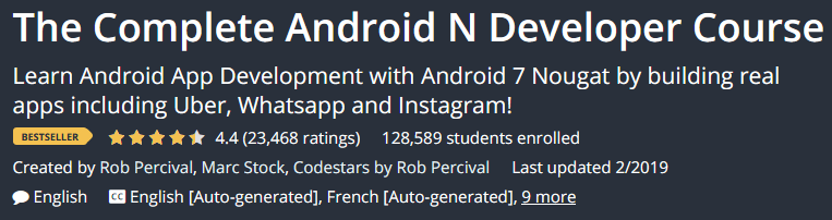 Pictures · Udemy — The Complete Android N Developer Course 2019-2