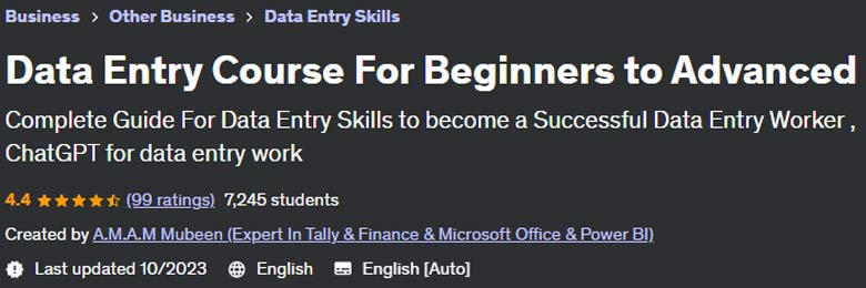 Pictures · Udemy — Data Entry Course For Beginners to Advanced 2023-9