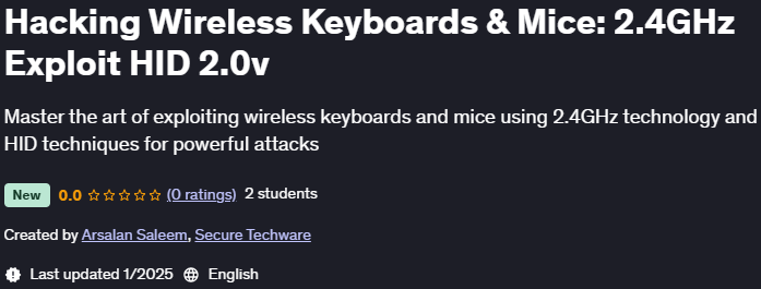 Pictures · Udemy — Hacking Wireless Keyboards & Mice: 2.4GHz Exploit HID 2.0v 2024-12