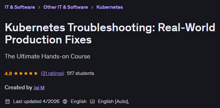 Изображения · Kubernetes Решение проблем: Реальные мировые производственные фиксации 2026-4