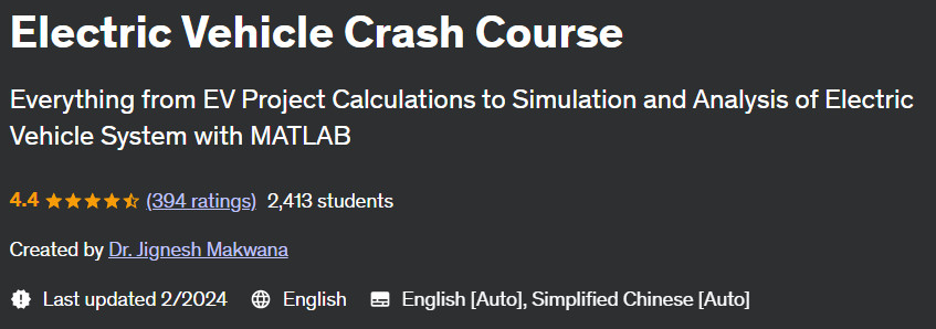 Pictures · Udemy — Electric Vehicle Crash Course 2021-11