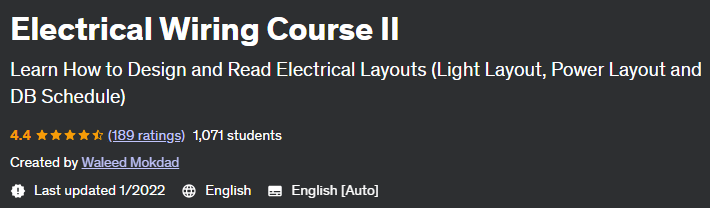 Pictures · Udemy — Electrical Wiring Course II 2022-1