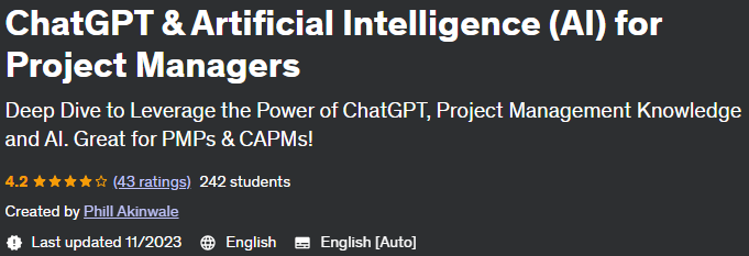 Pictures · ChatGPT & Artificial Intelligence (AI) for Project Managers 2023-4