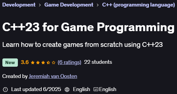 Pictures · C++23 for Game Programming 2025-5