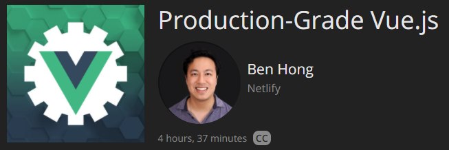 Pictures · Production-Grade Vue.js 2021-2