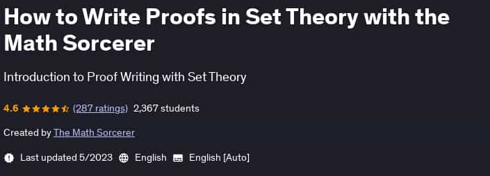 Pictures · Udemy — How to Write Proofs in Set Theory with the Math Sorcerer 2023-5