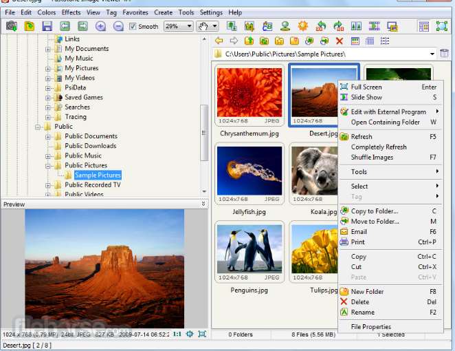 Изображения · Просмотр FastStone Image Viewer 8.5 Корпоративный