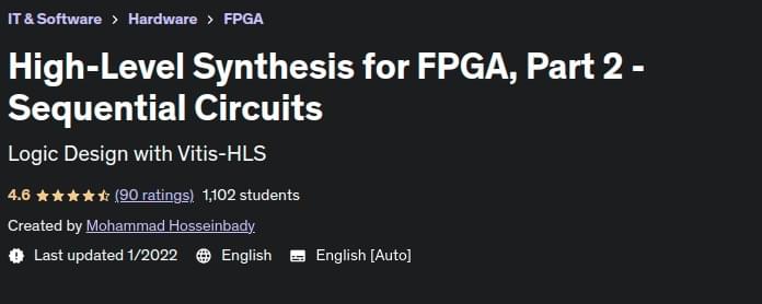 Pictures · Udemy — High-Level Synthesis for FPGA, Part 2 – Sequential Circuits 2022-1
