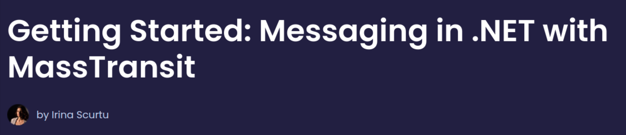 Pictures · Dometrain — Getting Started: Messaging in .NET with MassTransit 2024-12
