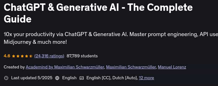 Pictures · Udemy — ChatGPT & Generative AI – The Complete Guide 2025-5
