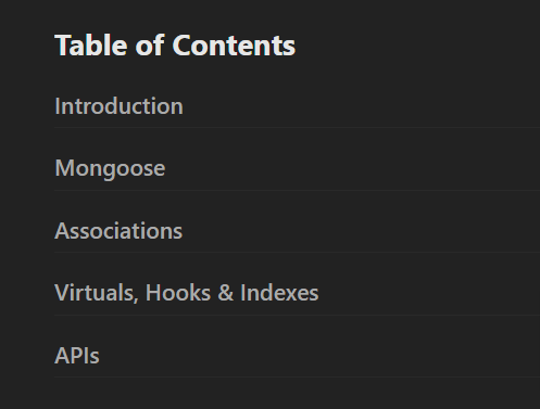 Course topics · Frontend Masters — Introduction to MongoDB 2018-12