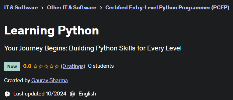 Pictures · Udemy — Learning Python 2024-9