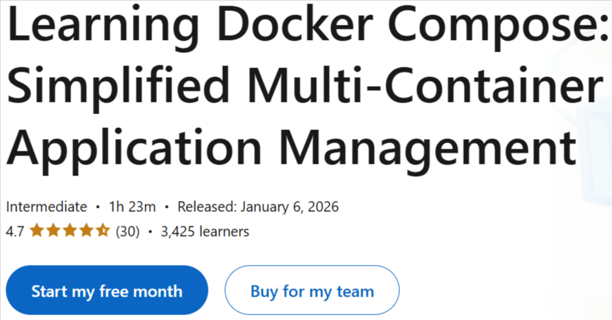 الصور · التعلم Docker مكونات: إدارة التطبيقات المتعددة الحاويات البسيطة 2026-1
