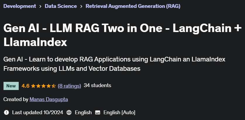 Pictures · Gen AI – LLM RAG Two in One – LangChain + LlamaIndex 2024-10