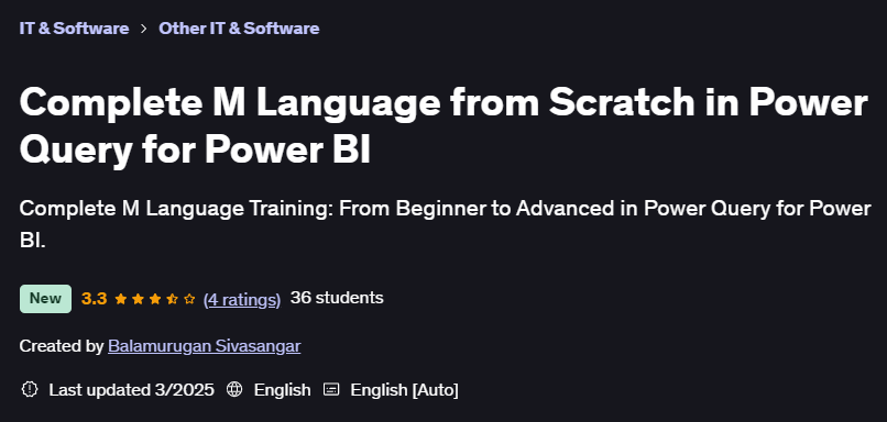 الصور · إكمال لغة M من Scratch في Power Query Power BI 2025-3