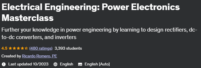 Pictures · Udemy — Electrical Engineering: Power Electronics Masterclass 2020-10