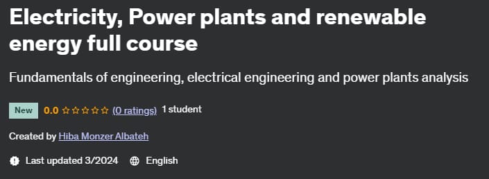 Pictures · Udemy — Electricity, Power plants and renewable energy full course 2024-3