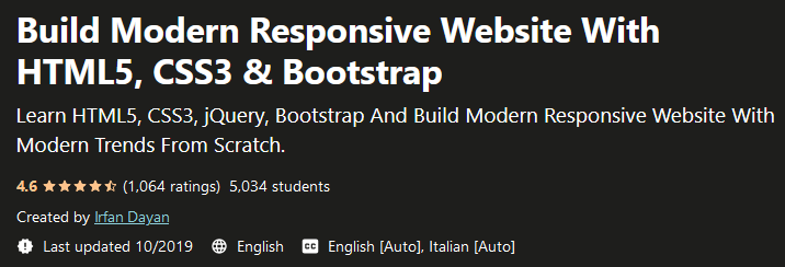 Pictures · Build Modern Responsive Website With HTML5, CSS3 & Bootstrap 2019-10