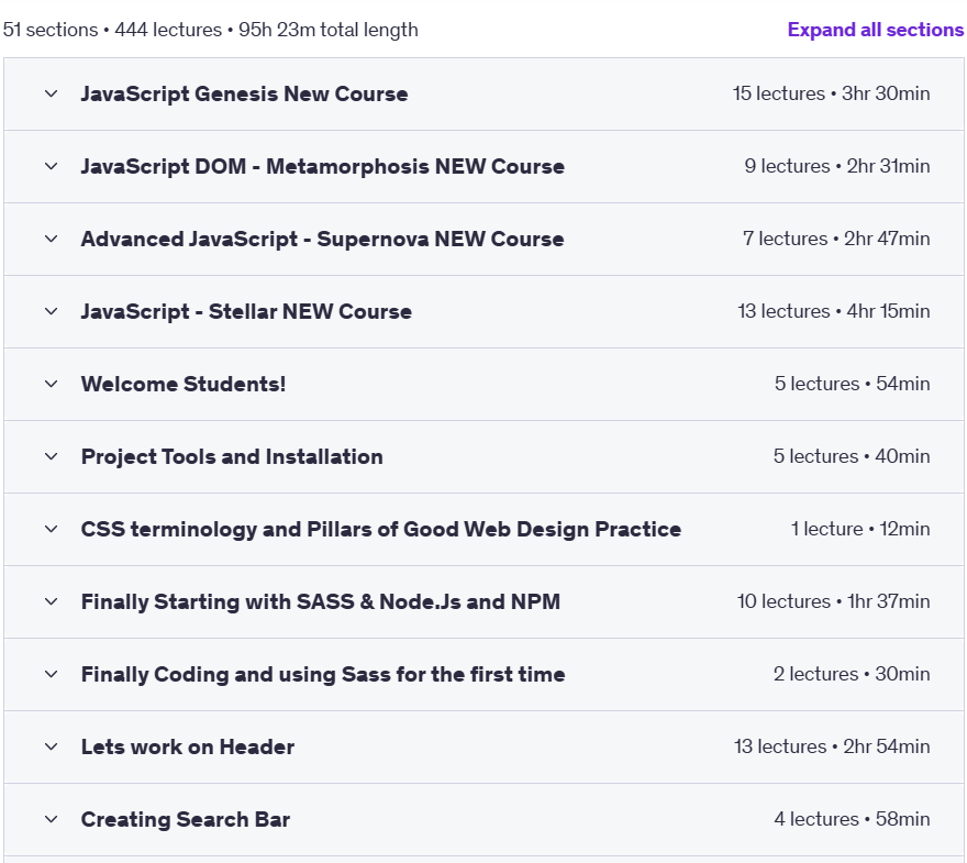 Course topics · Udemy — Ultimate PHP, Laravel, CSS & Sass! Learn PHP, Laravel & Sass 2021-4
