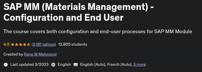 Pictures · Udemy — SAP MM (Materials Management) – Configuration and End User 2020-12