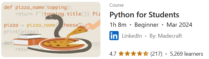 Pictures · LinkedIn — Python for Students 2024-3