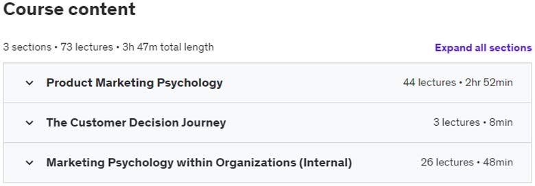 Course topics · Marketing Psychology & Neuromarketing with Dekker 2022-5