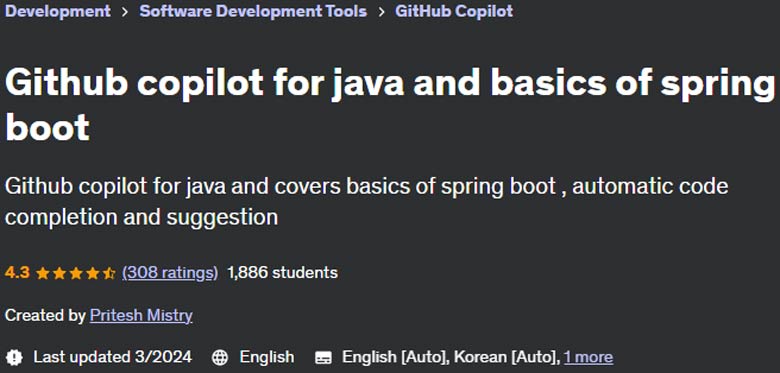 Pictures · Github copilot for java and basics of spring boot 2023-6
