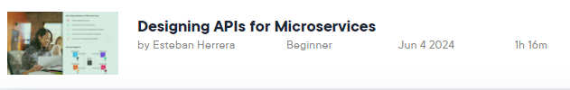 Pictures · Pluralsight — Designing APIs for Microservices 2024-6