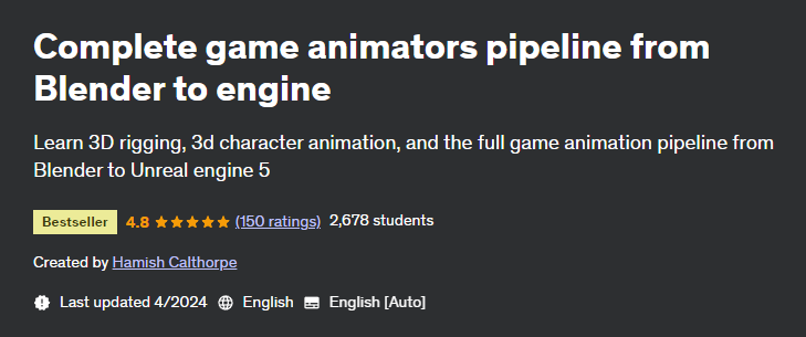 Pictures · Complete game animators pipeline from Blender to engine 2023-10