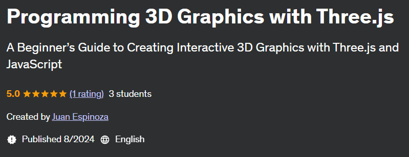 Pictures · Udemy — Programming 3D Graphics with Three.js 2024-8