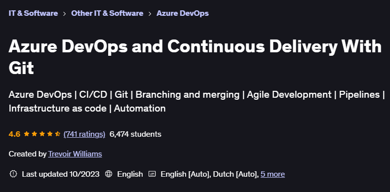 Pictures · Azure DevOps and Continuous Delivery With Git 2023-10