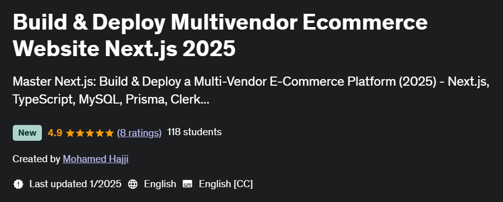 Pictures · Udemy — Build & Deploy Multivendor Ecommerce Website Next.js 2025 2025-1