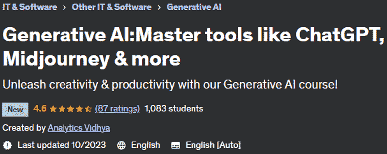 Pictures · Udemy — Generative AI:Master tools like ChatGPT, Midjourney & more 2023-9